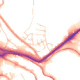 Daytime road noise heatmap for HX3 6BD
