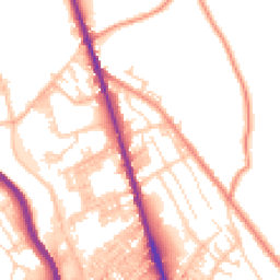 Daytime road noise heatmap for HX3 6JD