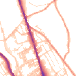 Daytime road noise heatmap for HX3 6JF