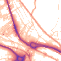 Daytime road noise heatmap for HX3 6LF