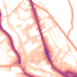 Daytime road noise heatmap for HX3 6LN