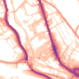 Daytime road noise heatmap for HX3 6LX