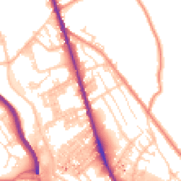 Daytime road noise heatmap for HX3 6NG
