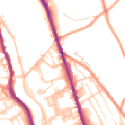 Daytime road noise heatmap for HX3 6PB