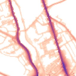 Daytime road noise heatmap for HX3 6PW