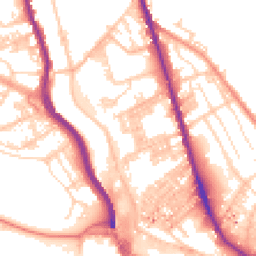 Daytime road noise heatmap for HX3 6PY