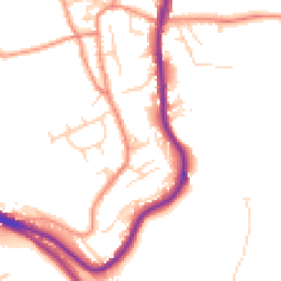 Daytime road noise heatmap for HX3 7BQ