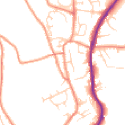 Daytime road noise heatmap for HX3 7DX
