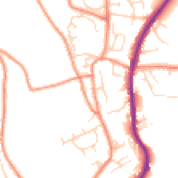 Daytime road noise heatmap for HX3 7DY