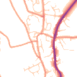 Daytime road noise heatmap for HX3 7EQ