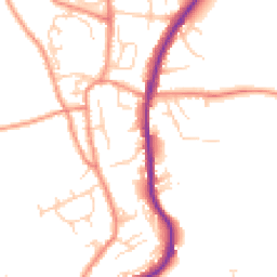 Daytime road noise heatmap for HX3 7HE