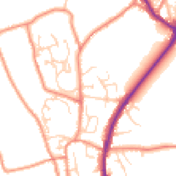 Daytime road noise heatmap for HX3 7JD