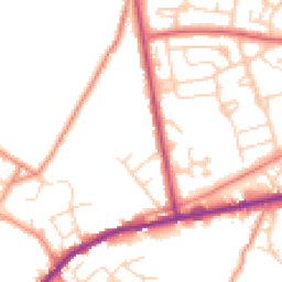 Daytime road noise heatmap for HX3 7JP