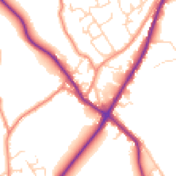 Daytime road noise heatmap for HX3 7LN