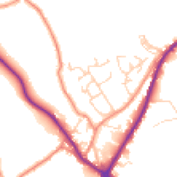 Daytime road noise heatmap for HX3 7LZ