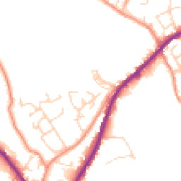 Daytime road noise heatmap for HX3 7NP
