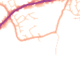 Daytime road noise heatmap for HX3 7PZ
