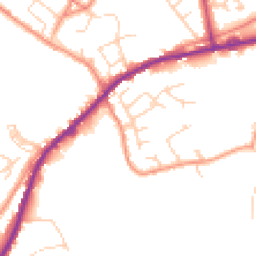 Daytime road noise heatmap for HX3 7QN