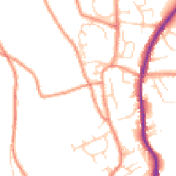 Daytime road noise heatmap for HX3 7US