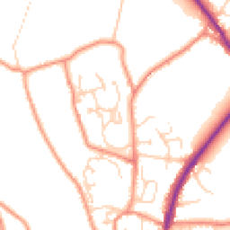 Daytime road noise heatmap for HX3 7WA