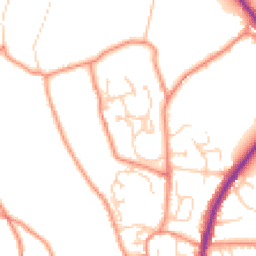 Daytime road noise heatmap for HX3 7WB