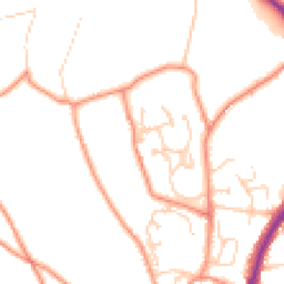 Daytime road noise heatmap for HX3 7WH