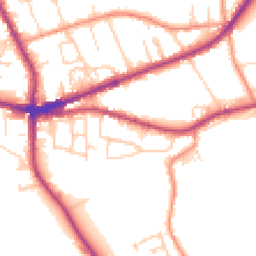 Daytime road noise heatmap for HX3 8AS