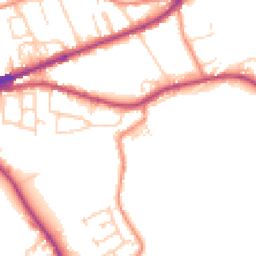 Daytime road noise heatmap for HX3 8BP