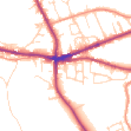 Daytime road noise heatmap for HX3 8DY