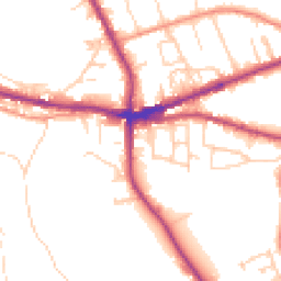 Daytime road noise heatmap for HX3 8DZ