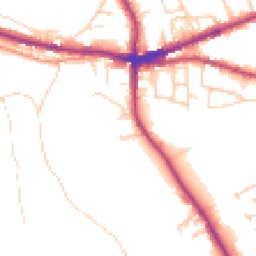 Daytime road noise heatmap for HX3 8EQ