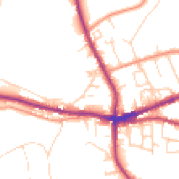 Daytime road noise heatmap for HX3 8EX