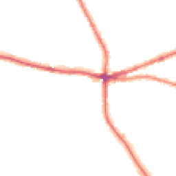 Night-time road noise heatmap for HX3 8FG