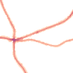 Night-time road noise heatmap for HX3 8FR