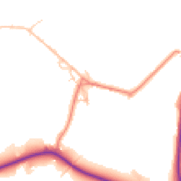 Daytime road noise heatmap for HX3 8FS