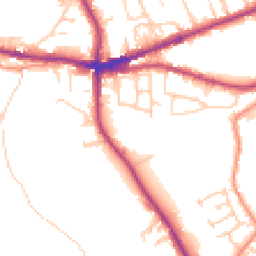 Daytime road noise heatmap for HX3 8FT