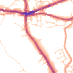 Daytime road noise heatmap for HX3 8FU