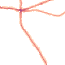 Night-time road noise heatmap for HX3 8FX