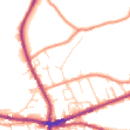 Daytime road noise heatmap for HX3 8JN