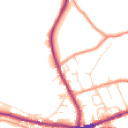 Daytime road noise heatmap for HX3 8LA