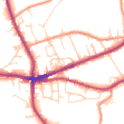 Daytime road noise heatmap for HX3 8NL