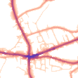 Daytime road noise heatmap for HX3 8NN