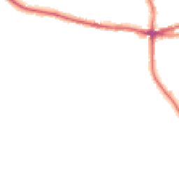 Night-time road noise heatmap for HX3 8PP