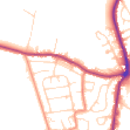 Daytime road noise heatmap for HX3 8TU