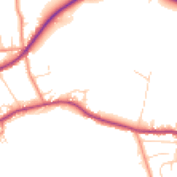 Daytime road noise heatmap for HX3 8UE