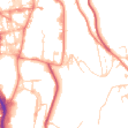 Daytime road noise heatmap for HX3 9GY