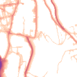 Daytime road noise heatmap for HX3 9JE