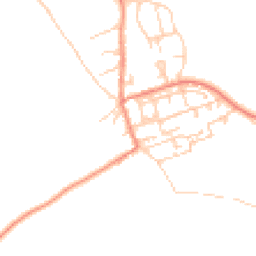 Daytime road noise heatmap for HX3 9QZ