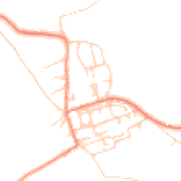 Daytime road noise heatmap for HX3 9SD