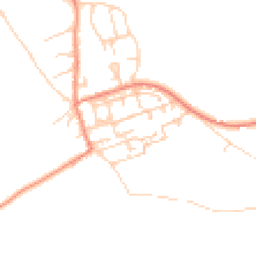 Daytime road noise heatmap for HX3 9SP
